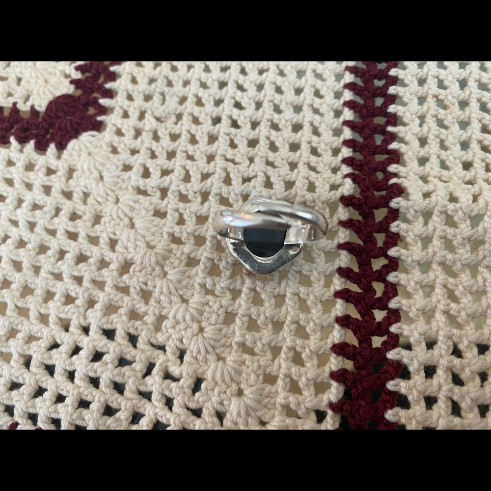 Labradorite flower ring - Picture 2 of 3